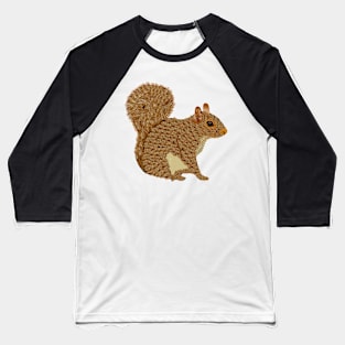 Squirrel Design Baseball T-Shirt